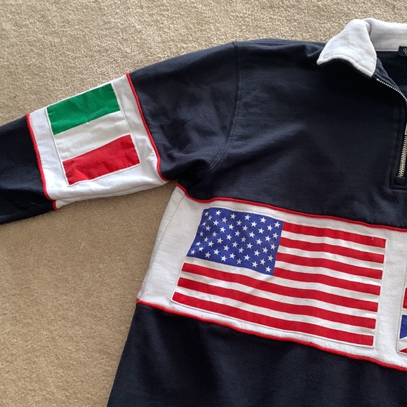Brandy Melville flag sweatshirt - Picture 2 of 5